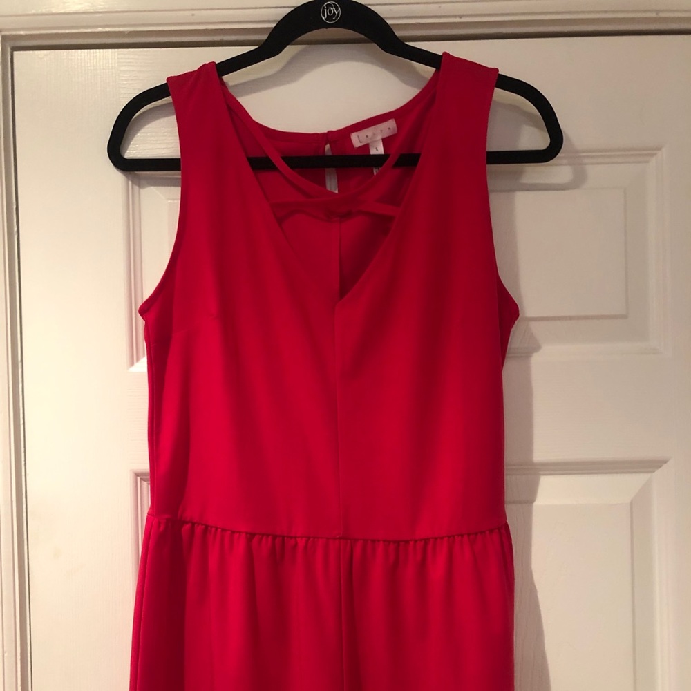 Hot pink romper